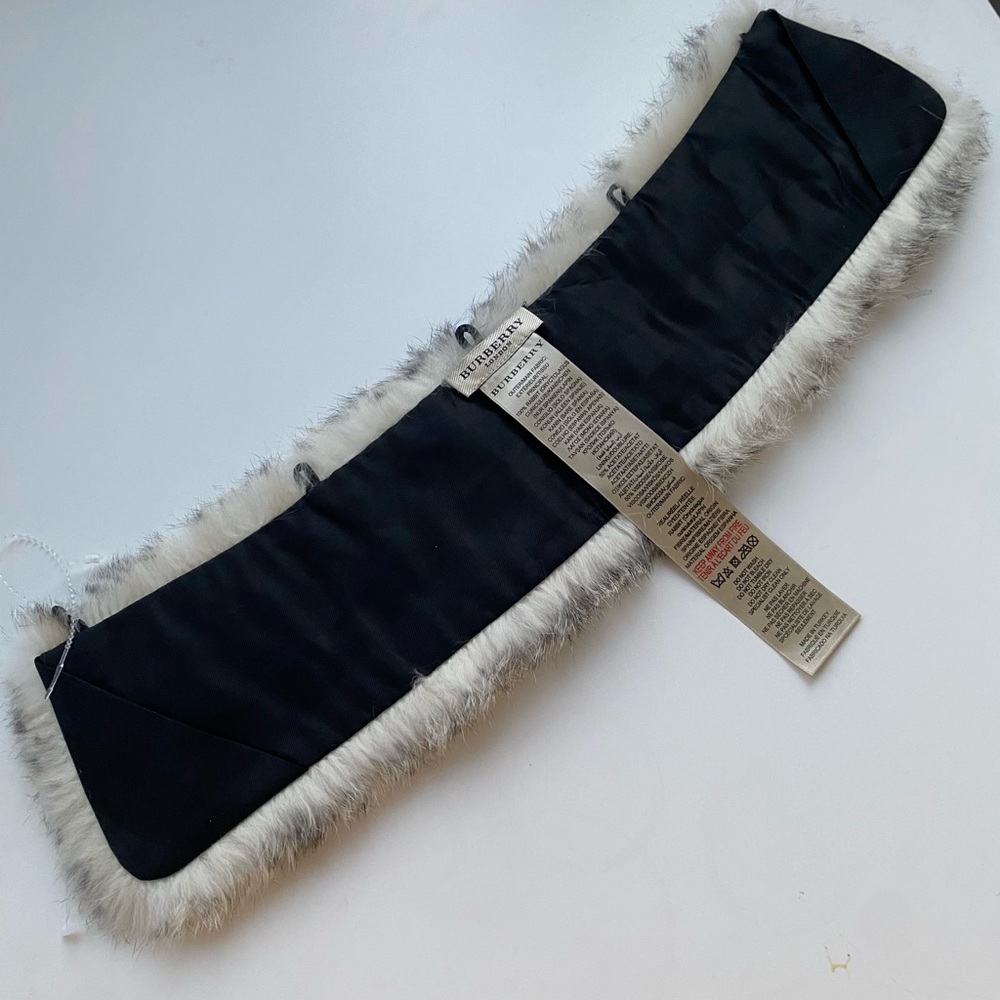 Burberry Rabbit Fur Collar